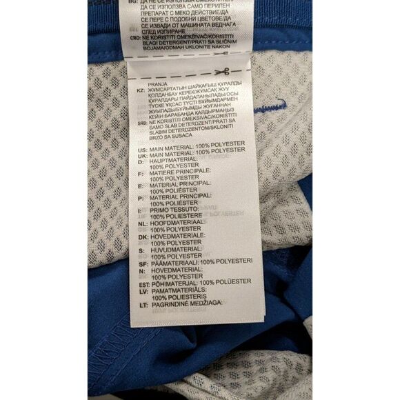 Adidas Mens Size Medium Blue Flat Front Low Rise B Solid Bermuda Shorts DZ0616 - Picture 8 of 8